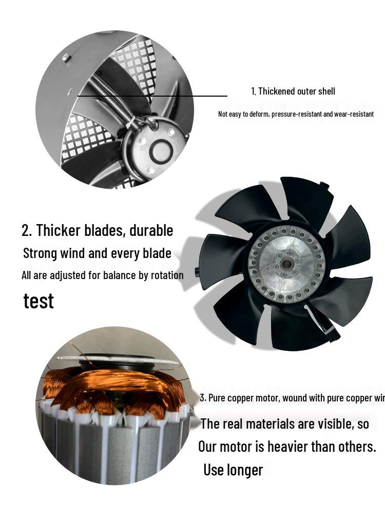 G-type Variable Speed 380V Axial Flow Cooling Fan with External Rotor