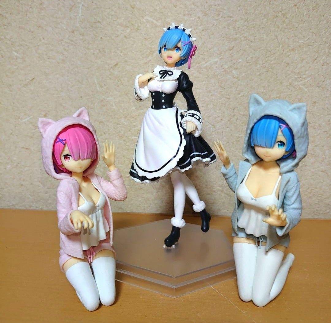 

[USED] Ichiban Kuji POP UP PARADE A Prize Rem Ram Ice Season Clothes Figure