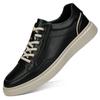 New Breathable Mens Shoes Fashion Hollow Out Walking Sneakers Comfy Outdoor Italian Genuine Leather Casual Shoes Skateboard Shoe