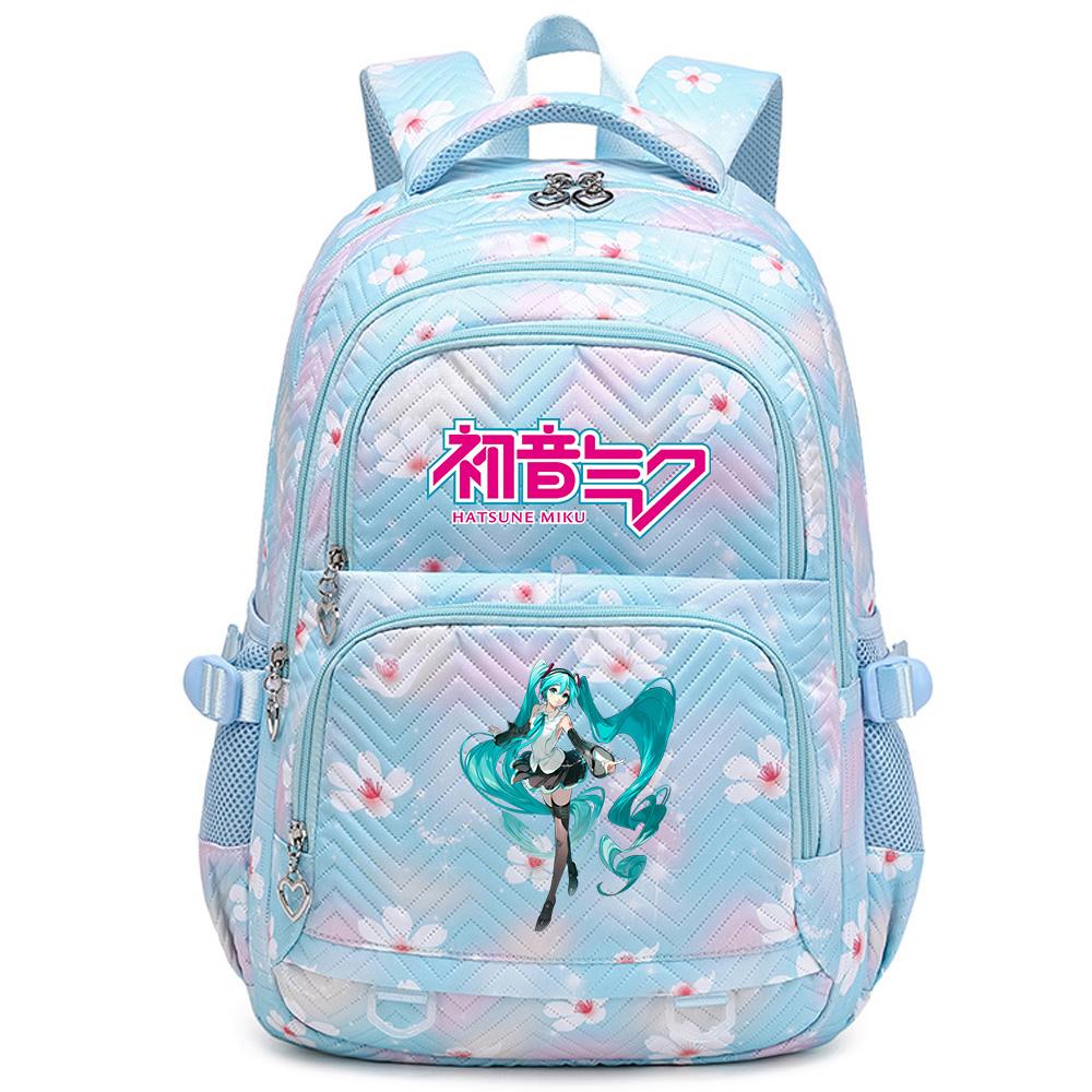 Anime Hatsune Miku Printed School Backpack Student Teenager Bookbag for Boy Girl Women Large Capacity Waterproof Backpack Travel Mochila Escolar