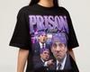 Unisex Koszulka Prison Mike - Koszulka The Office, Koszulka Michaela Scotta, Zabawna Koszulka Sitcomowa