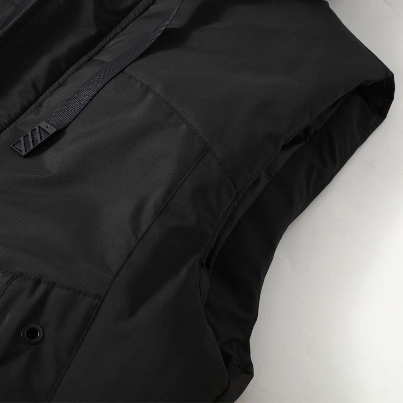 Fashion Men's Warm Vest Winter Sleeveless Jackets Hooded Plus Size Thick Man Man Coat