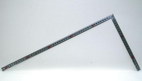 Shinwa Sokutei Masterpiece Carpenter Ruler, Same Size, for Ironwork, 50cm, 10640
