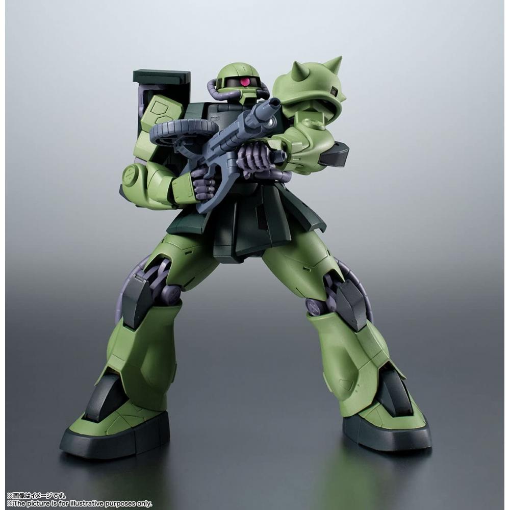 ROBOT Spirits Mobile Suit Gundam 08th MS Platoon [SIDE MS] MS-06JC Tipo Terrestre Zaku II Tipo JC versión. ANIMO. Aprox.. F móvil pintado de PVC y ABS de 125 mm