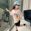 2024 Girls' Pure Cotton Summer Short Sleeve T-shirt - Trendy Half Sleeve Top
