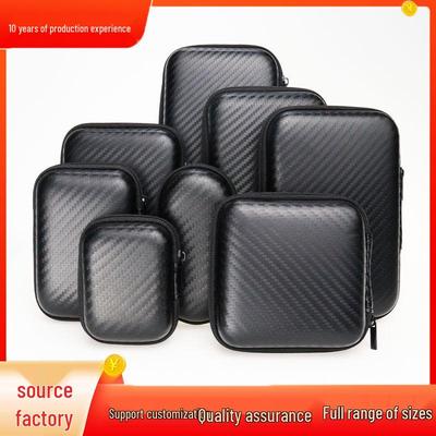 Eva 2.5-Inch Portable Hard Drive and Power Bank Pressure-Resistant Carbon Fiber Storage Bag