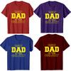 Funny Best Dad In The Galaxy Graphic Tshirts Tshirt Men Womens Fashion Casual Oversized 100 Cotton Father Days T Shirt