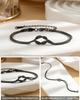 Men Bracelets To My Men/Husband/Son Bracelet Black Love Knot Bracelet Jewelry Christmas Birthday Anniversary Valentine Gift