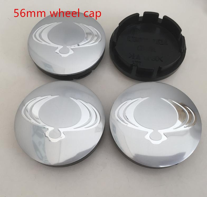 4pcs 56mm 60mm forSsangyong Car Emblem Wheel Hub Center Cap Badge Covers Sticker Styling Accessories