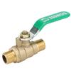 Male To Male Thread Brass Pipe Ball Valve Two Way Mini Ball Valve Shut Off Valve (G1 4 )