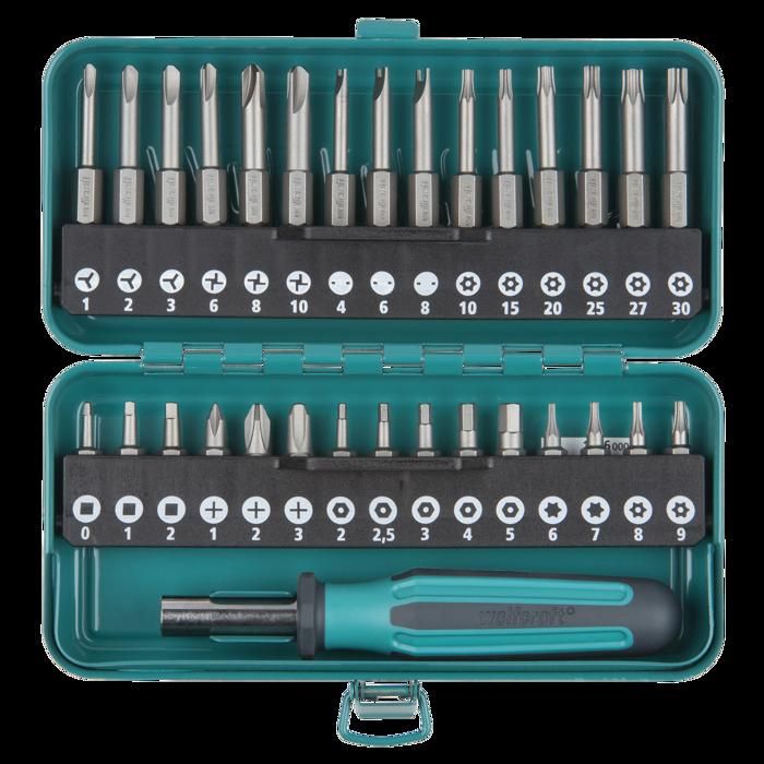 Sada bezpečnostních šroubovacích bitů - WOLFCRAFT - 1386000 - Bity Torx - Délka 25 nebo 50 mm