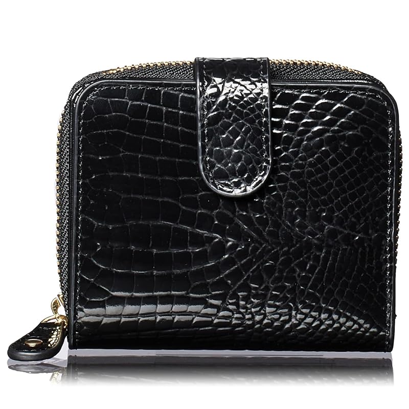 

[VOICE] Italy Made by TUSCANIA Greta Fix ladies bi-fold Wallet “It looks like mini wallet Storage capacity teeth French long wallet top notch brand is