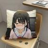 1pc Yui Hanasaka Anime Characters Pillow Case Fashion Square Pillowcase Bedroom Sofa Room Ins Decoration Leisure