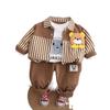 Stylish Autumn Baby Boy Three-Piece Set: Trendy Toddler Outfit for 1-2 Year Olds
