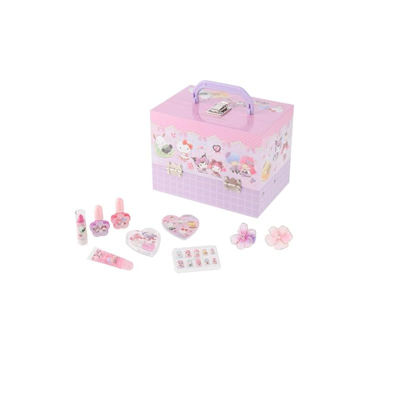 Race Sanrio Charaktere Schminkkoffer, Lila, ab 6 Jahren, Kosmetik, Accessoires, 241010