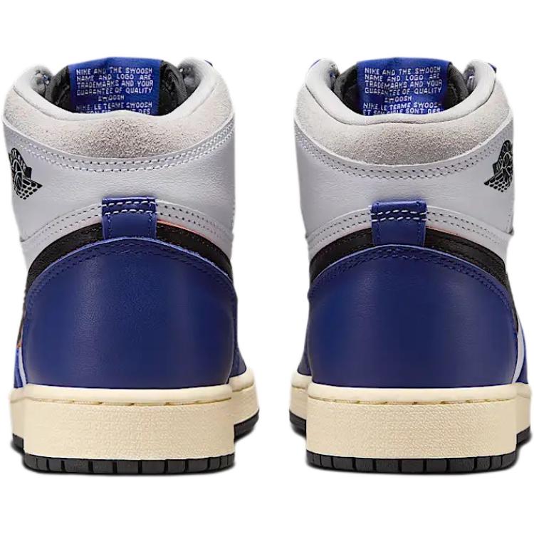 Air Jordan 1 Retro High OG GS Rare Air - Deep Royal Blue Kids Sneakers White Black Neutral-Grey FD1437-100