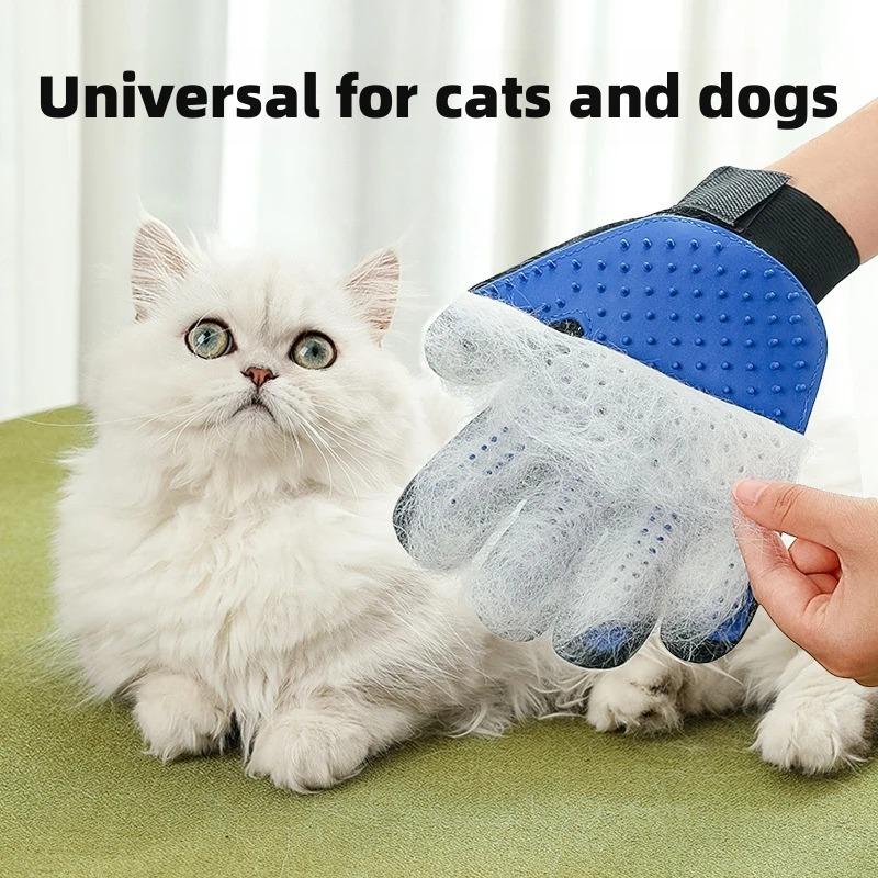 Pet Grooming Glove Cats/Dogs Brush Rabbit Comb Grooming Brush Bath Cleaning Glove Pet Hair Removal Deshedding Brush Glove