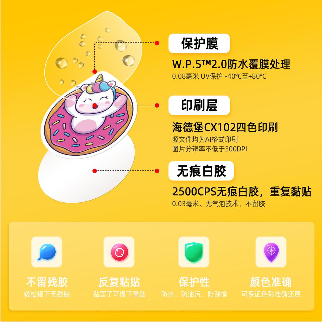 50 Pcs Xiaoqing New Stickers Water Cup VSCO Girl Mobile Stationery Children's Stickers