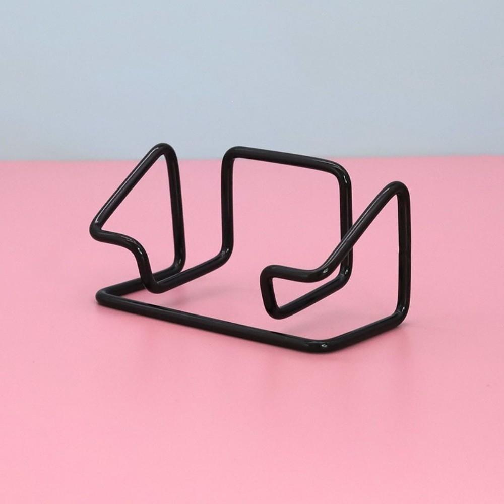 Metal Name Card Stand Minimalist Card Display Stand Simple Business Card Holder  Hotel Reception