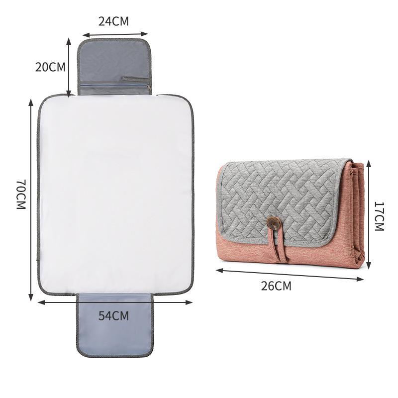 Waterproof Portable Changing Pad for Newborns - Easy-to-Clean & Multi-functional for Diaper Bags