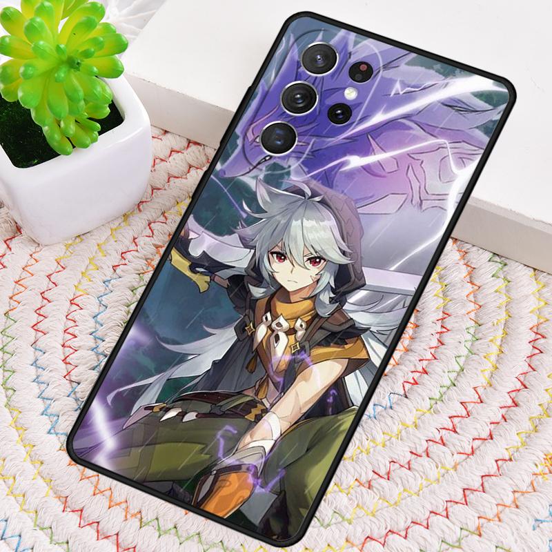 Genshin Impact Razor manga Silicone Phone Case For Samsung Galaxy note 10 pro S26 S25 S24 S23 S22 S21 Plus S25Ultra Capa Cover