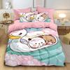 Cartoon Style Bear Bubu And Dudu Duvet Covers, Kids Bedding Set Quilt Cover Twin Full Bedroom Bed Decor For Teens Best Gifts