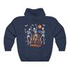 Skelett Warm Hoodie Halloween Tanzendes Skelett Sweatshirt Mall Goth Gothic Okkult Horror Y2k Egirl Unisex Pullover Streetwear