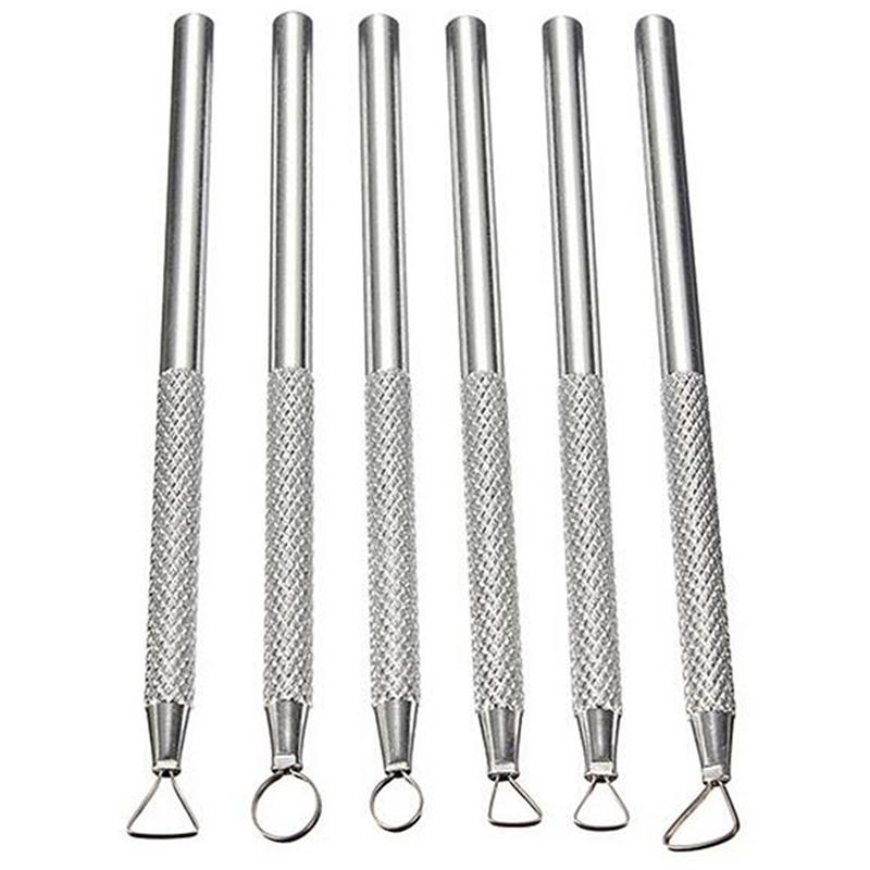 Fashion Pottery Clay Tools DIY Tool Carving Stainless Steel Modeling Hole Punch Ceramics Sculpture