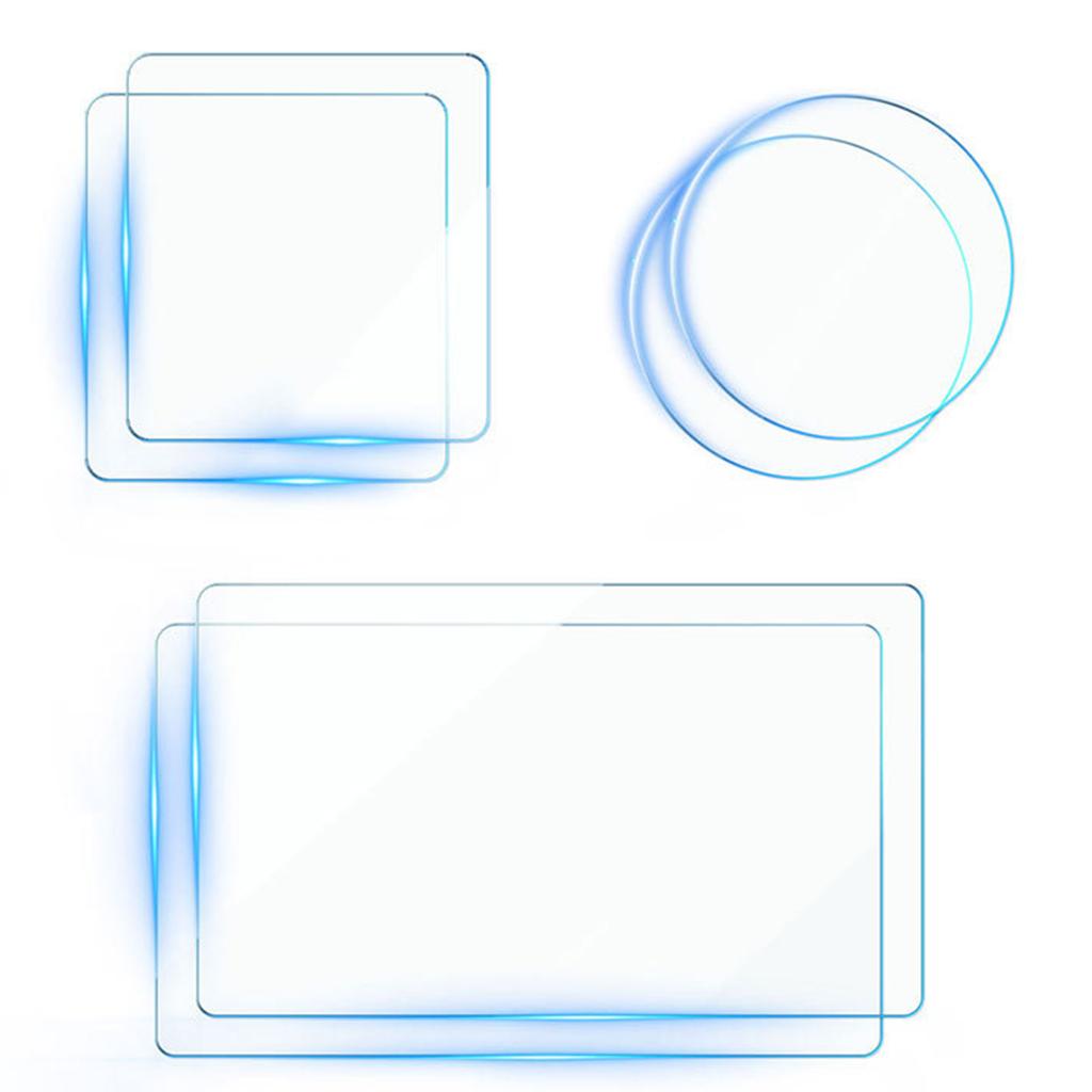 Protective Glass Film Kit for Action5 Action Camera Front and Rear Displays, Claritys, Anti Scratch Film