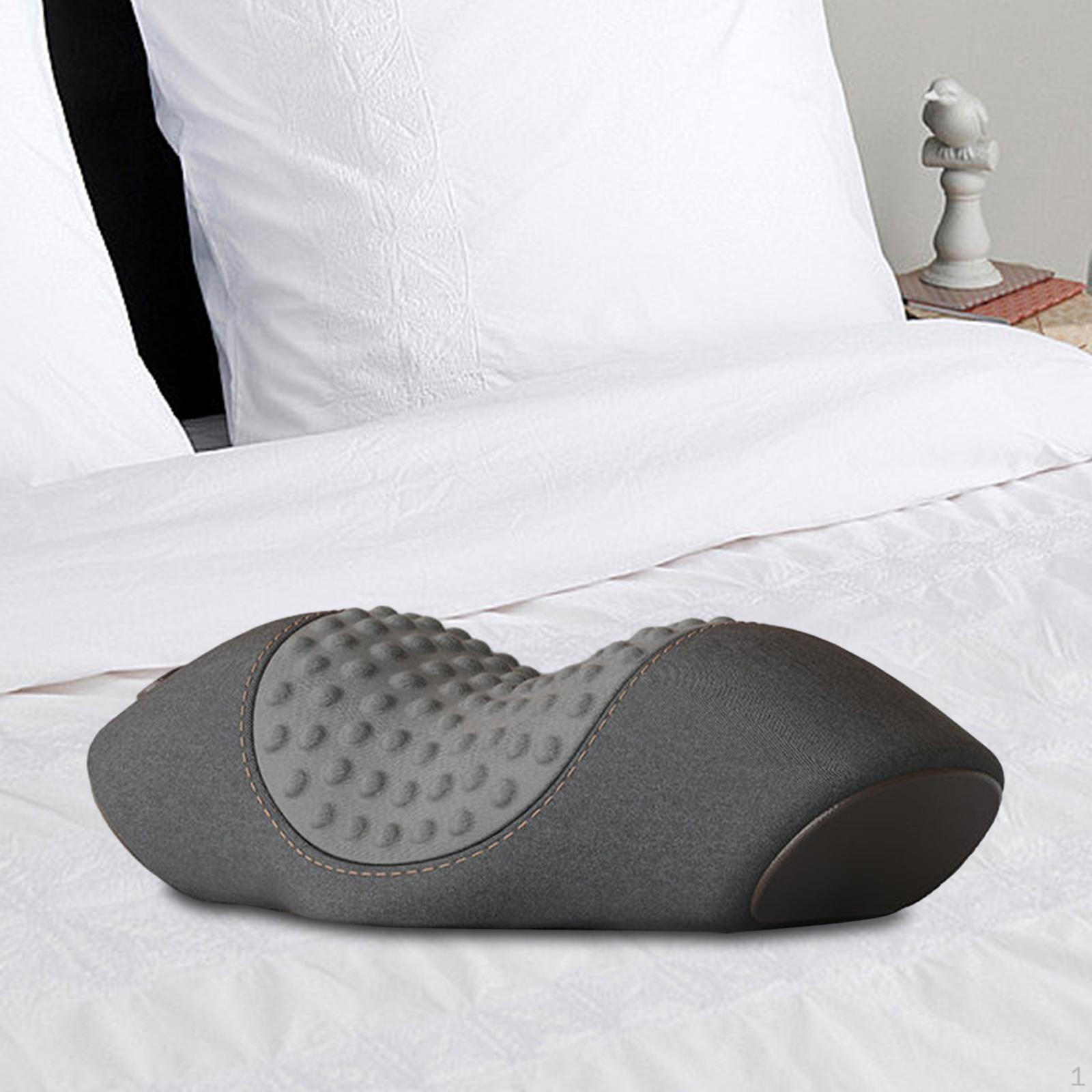 

Шейная подушка для выравнивания позвоночника для спины, подушка для сна, шеи серый