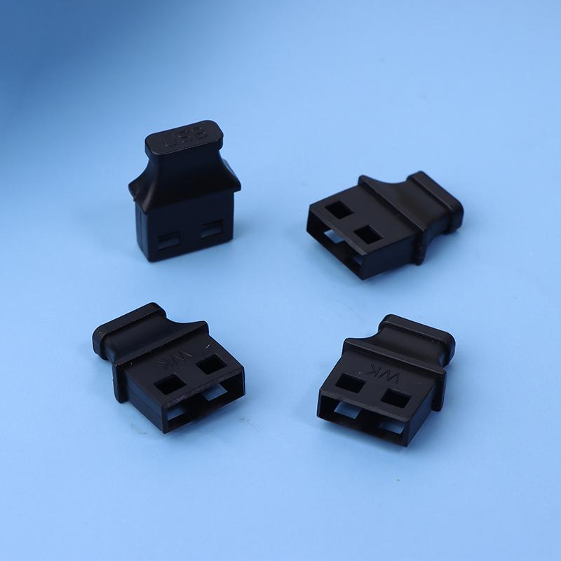 5/10Pcs Type-A Usb Port Plug With Handle Anti-Dust Cover For Laptop Computer Socket Cap Unused Interface Anti-Dust Plug