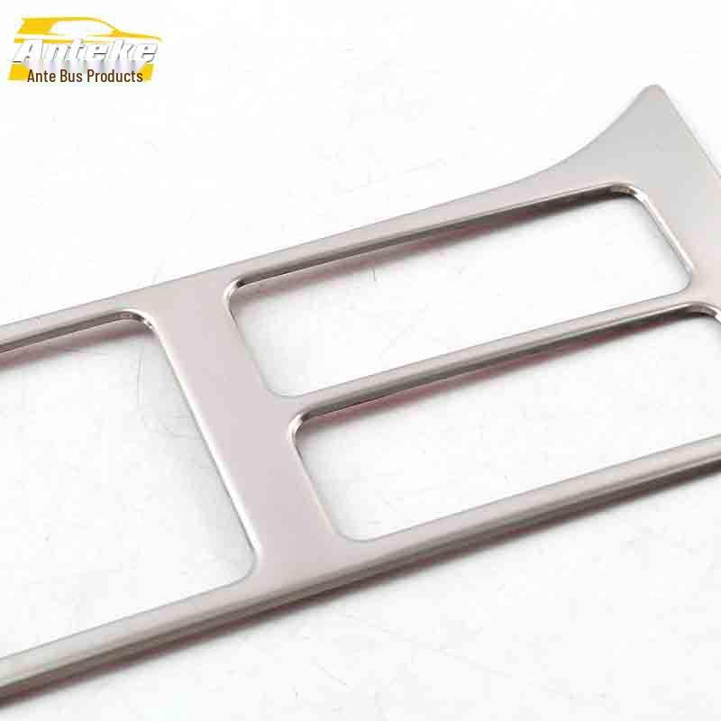 GS8 Gear Shift Seat Heating Button Decorative Stainless Steel Sticker Accessory