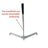 Ball Sweeper Foldable Telescopic Badminton Ball Picker Handheld Badminton Collector Badminton Training Equipment