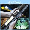 High Lights Flashlight Led Dual Power Rechargeable Flashlights Builtin Battery Torch Light Zoomable Lamp Waterproof Lighting
