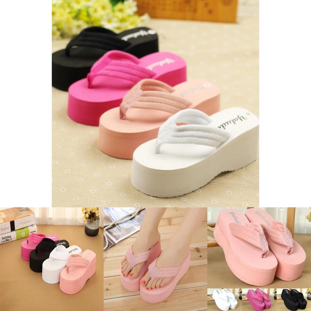 Stylish Womens Beach Sandals With Trendy Wedge Platform Slippers
