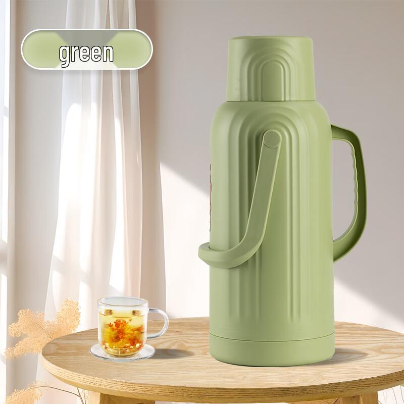 Wuzuo 3,2L Retro Glasemaillierte Thermoskanne