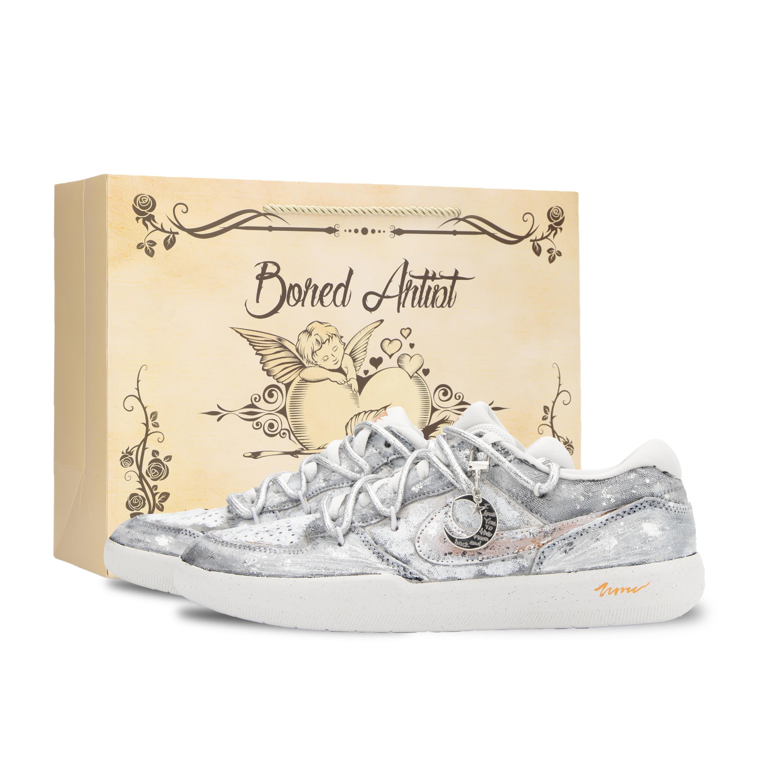 

Nike SB Force 58 Star Meteor Coverage Thermal Abrasion Resistant Breathable Casual Shoes Unisex Silver DV5477-007(Team445-) 45
