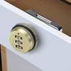 1 Set Digital Password Lock Thickened 3-digit Design Zinc Alloy Mailbox Drawer Security Number Code Lock Daily Use