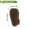 HOPESPANNER Universal Gear Shift Knob Cover Stick Shift Handle Protector Automotive Fabric 1 Pc Anti Slip Dark Brown