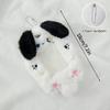 Plush Photocard Holder Animal Shape Binder Photocards Bunny Cat Photo Card Holder Hanging Pendant for Bag Decoration Photo Frame