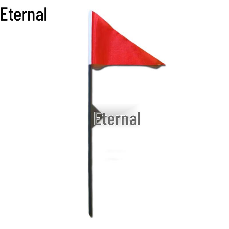 Yongzhi Iron Pole Red Triangular Flag Set (10-Pack) красный