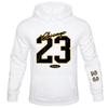 23 USA Art Letter Design Man Clothes Street Style Fleece Sweatshirts Autumn Casual Hoodies Fashionable Crewneck Pullovers