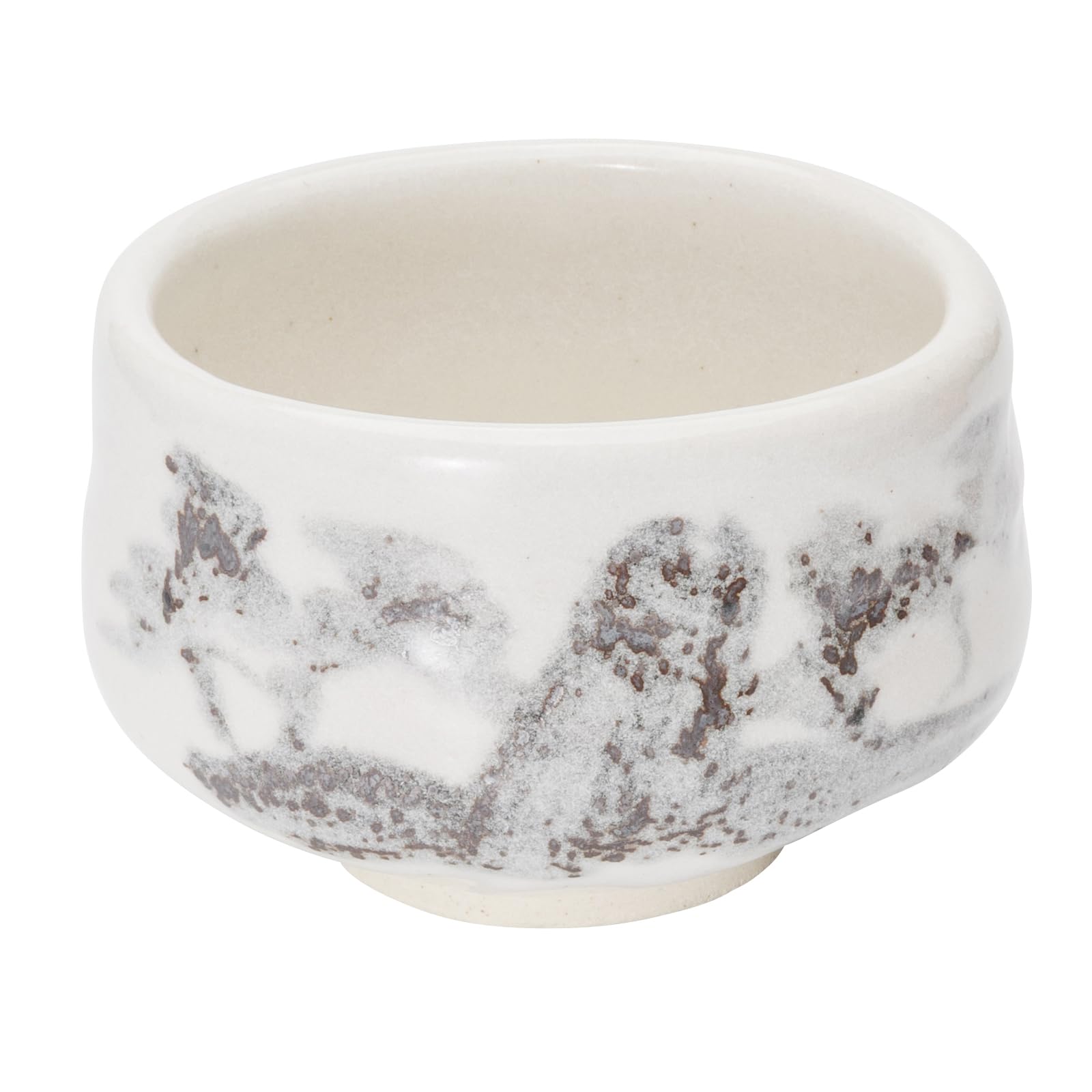 

Mino Ware Matcha White Shino Landscape 12cm Made in Bowl, Design, Diameter, Japan, 505-07 белый