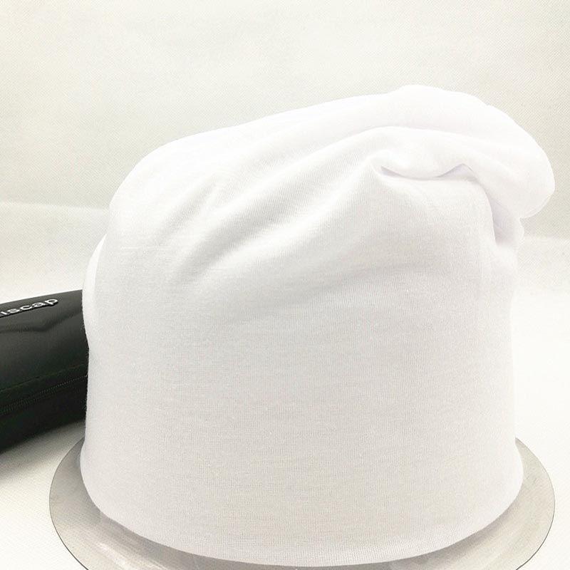 

High-quality Unisex Plain Knit Ski Cap Fashionable And Comfortable Slouch Hat White