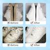 White Shoe Care Cream: Built-In Sponge, Shoe Polishing Cream, Shoe Whitening Agent, Repair Yellowed Surface, No Water Wash Formu