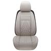 2025 All-Season Universal Breathable Leather Car Seat Cover Set - 5-Seat, Full Surround, Three-Piece