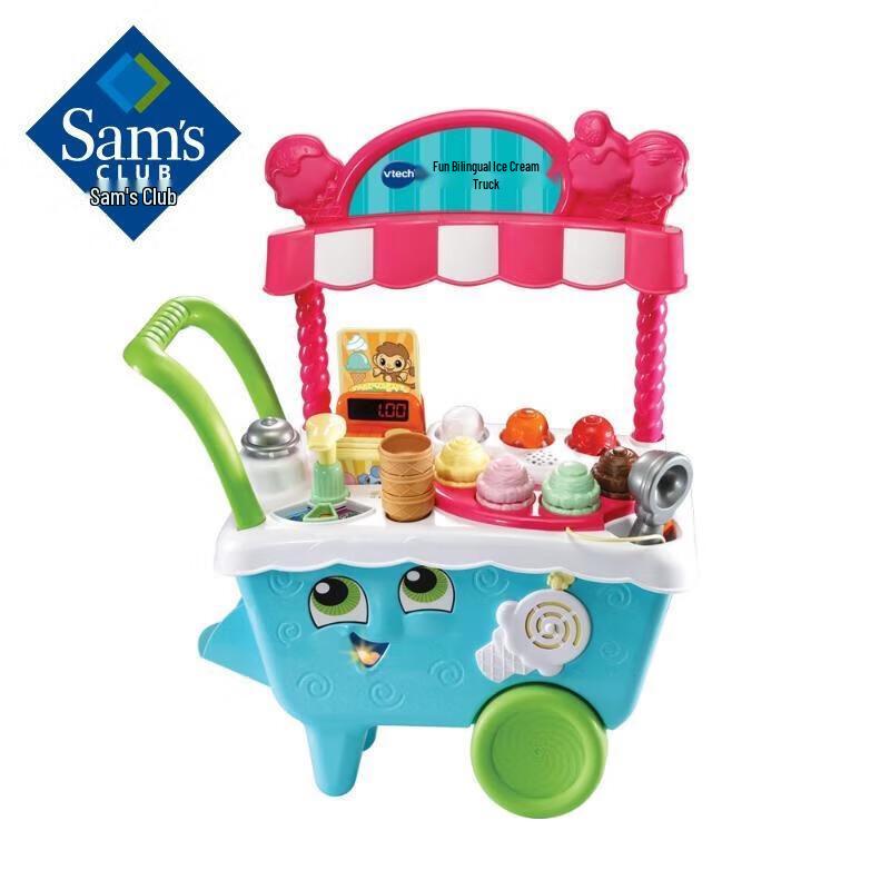 Vtech Веселая двуязычная тележка с мороженым