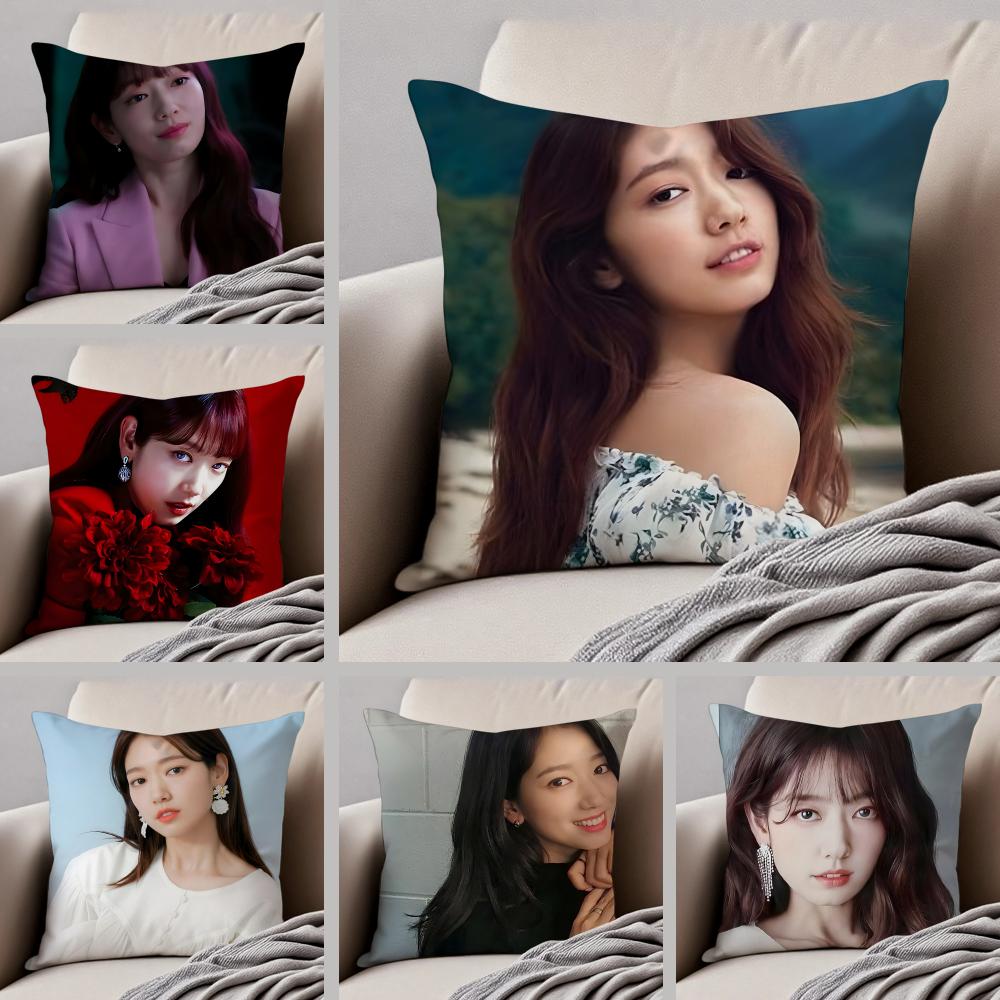 actor fresh PPark Shin Hye Cushion Cover Throw Pillow Cover Hidden Button Durable Polyester Chair Cushion