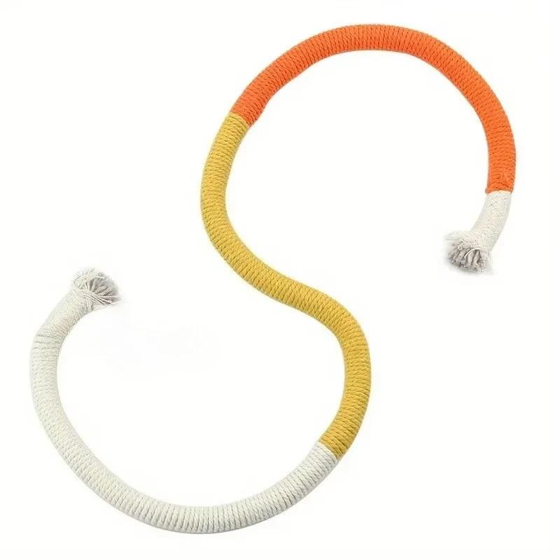 Cat Chew Toys Interactive Molar Cotton Rope Toys Silvervine Cat Teaser Toy Clean Mouth Kitten Play Toy Pet Supplies Accessories