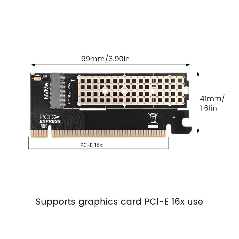 PCIE NVME Adapter M2 PCI Express 3.0 X1 X4 X8 X16 Expansion Card Riser Converter Supports 2230 2242 2260 2280 M Key M.2 NVME SSD
